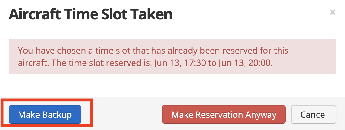 backup reservations flightcircle