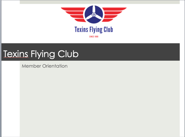 member orientation guide